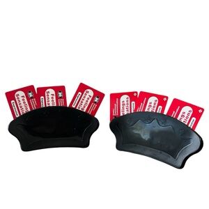 Set of  Two Black Card Holders